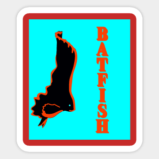 Batfish Sticker